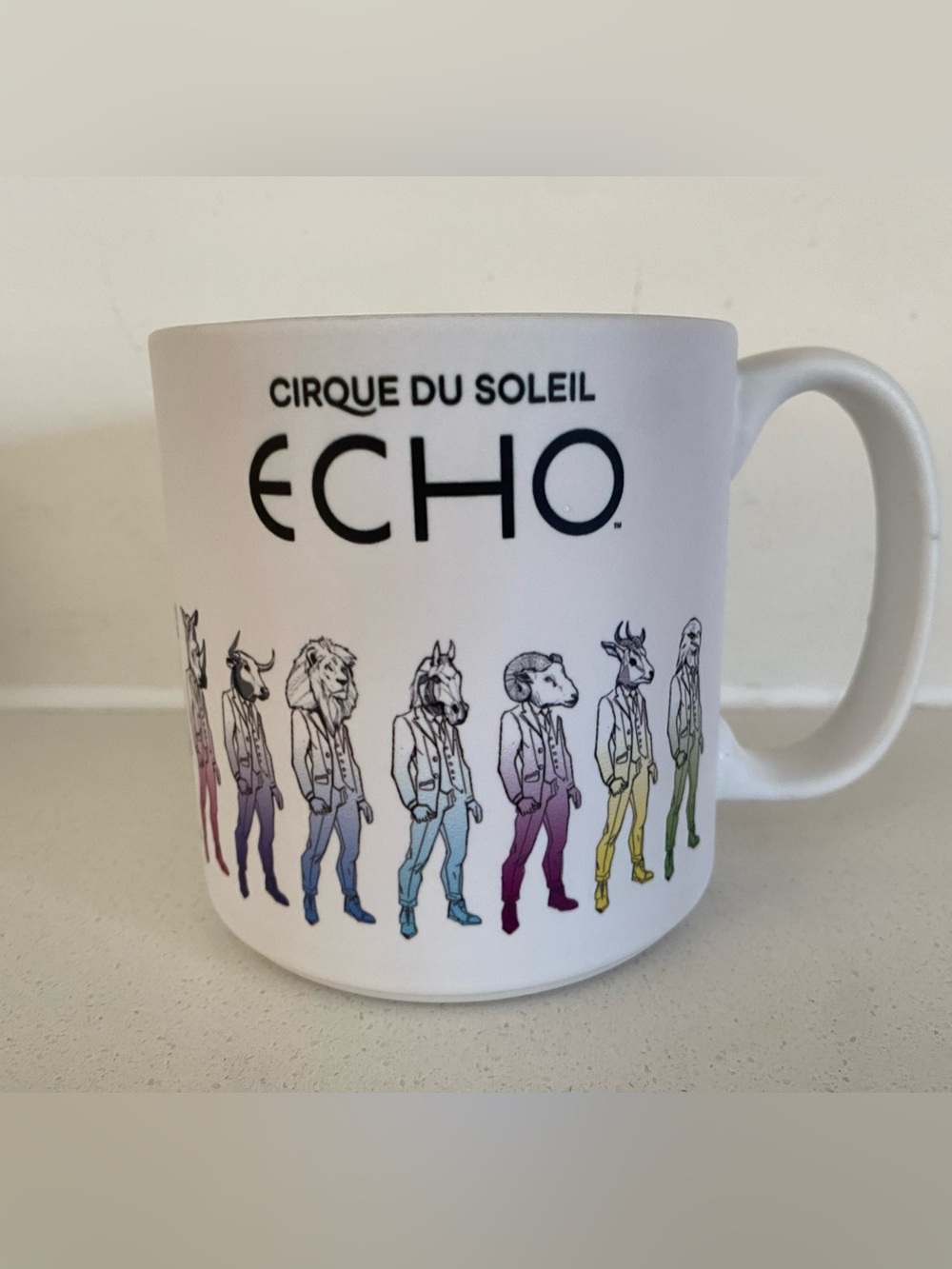Cirque Du Soleil Echo Mug Anthropomorphic Characters Rare HTF New